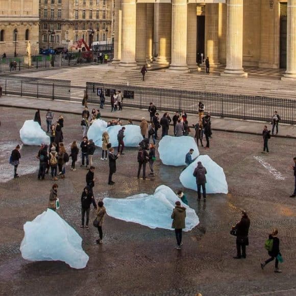 ICE WATCH, UNE MONTRE DE GLACE, PANTHEON Klimaat en kunst